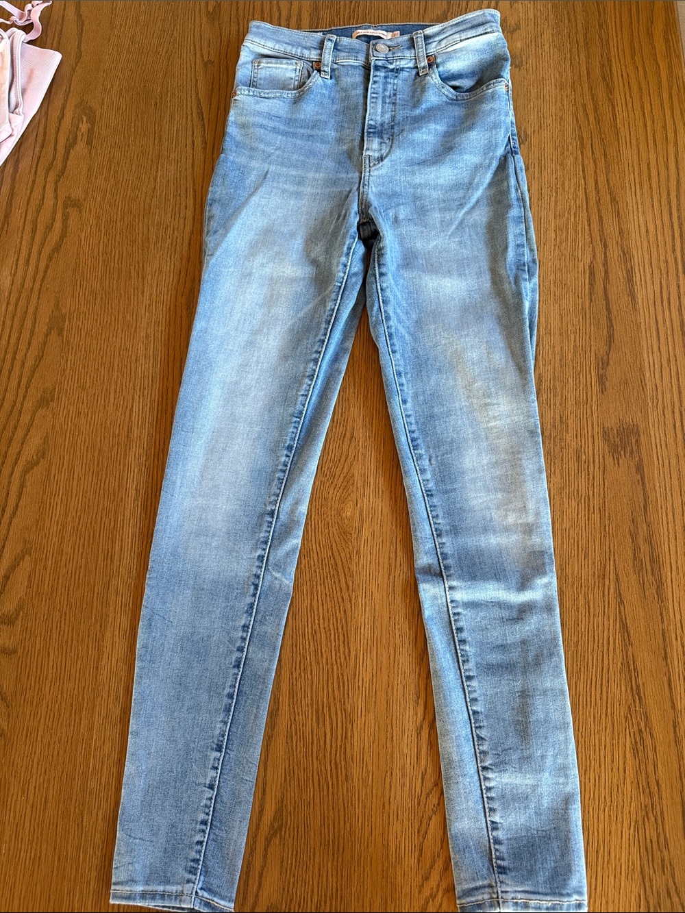 Levi's Mile High Super Skinny Light Blue Women's Jeans